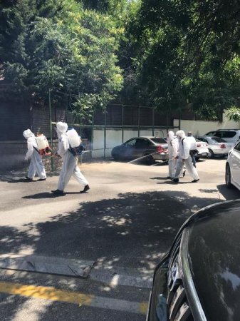 Nəsimi rayonunda karantin rejiminin tələblərinin yerinə yetirilməsi məqsədilə zəruri tədbirlər davam etdirilir FOTOLAR