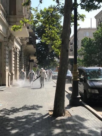 Nəsimi rayonunda karantin rejiminin tələblərinin yerinə yetirilməsi məqsədilə zəruri tədbirlər davam etdirilir FOTOLAR