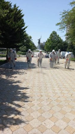 Nəsimi rayonunda karantin rejiminin tələblərinin yerinə yetirilməsi məqsədilə zəruri tədbirlər davam etdirilir FOTOLAR