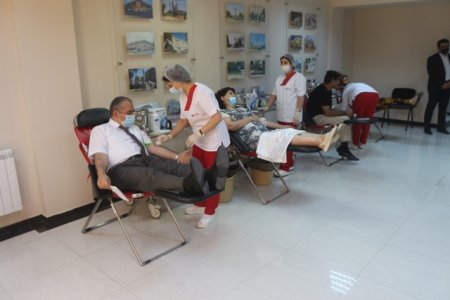 Nəsimi rayonunda qanvermə aksiyası keçirilib -FOTOLAR