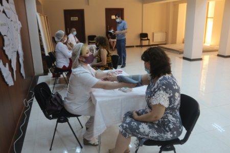 Nəsimi rayonunda qanvermə aksiyası keçirilib -FOTOLAR