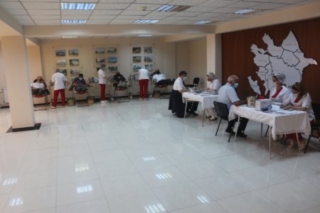 Nəsimi rayonunda qanvermə aksiyası keçirilib -FOTOLAR