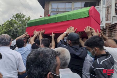 Şəhid mayor Anar Novruzovla Masallıda vida mərasimi keçirilir