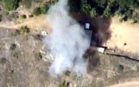 Ermənilərin uzunmüddətli atəş nöqtəsi məhv edildi - Video