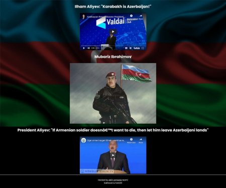 Azərbaycanlı hakerlər daha 30-ya yaxın erməni saytını dağıdıblar