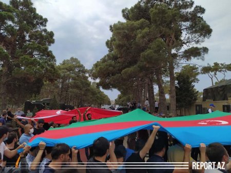 Şəhid general və polkovnik dəfn olundu - FOTOLAR