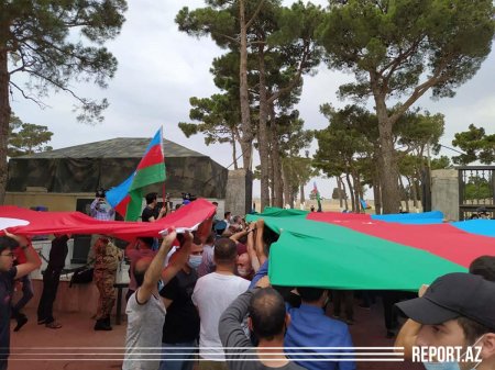 Şəhid general və polkovnik dəfn olundu - FOTOLAR