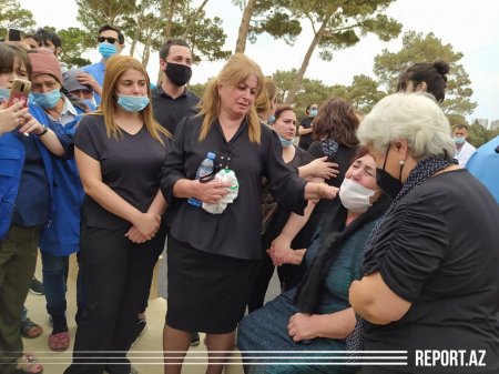 Şəhid general və polkovnik dəfn olundu - FOTOLAR