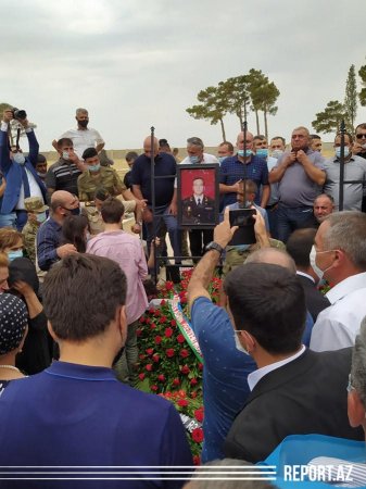 Şəhid general və polkovnik dəfn olundu - FOTOLAR