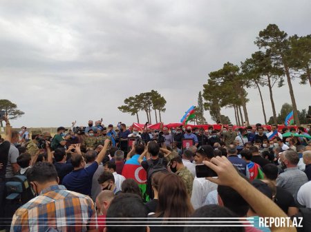 Şəhid general və polkovnik dəfn olundu - FOTOLAR