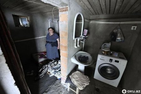 Ermənilər atdığı bomba yaşayış evini dağıtdı - Fotolar