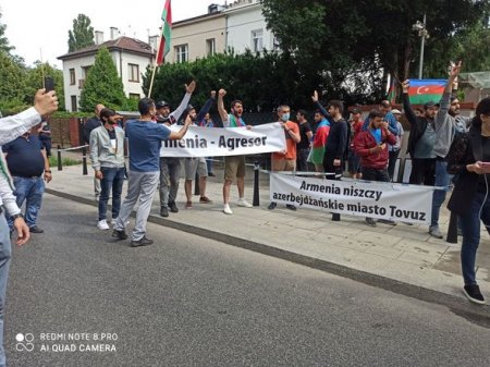 Polşada ermənilərin təxribat cəhdini boşa çıxdı - FOTO