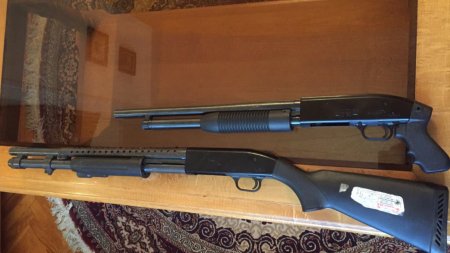 Oğurluq edənlər və qanunsuz silah gəzdirən şəxs saxlanıldı - Fotolar