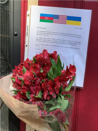 Vaşinqtonda Azərbaycan və Ukraynaya dəstək aksiyası keçirilib