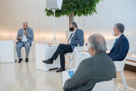 Prezidentin köməkçisi bir sıra ziyalı və ictimai xadimlərlə görüşüb - FOTO