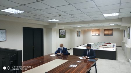 Milli Mətbuatın 145 illiyi ərəfəsində Nəsimi rayonunda  video-müşavirə keçirilmişdir -FOTOLAR