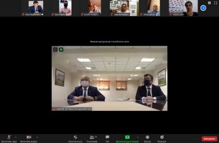 Milli Mətbuatın 145 illiyi ərəfəsində Nəsimi rayonunda  video-müşavirə keçirilmişdir -FOTOLAR