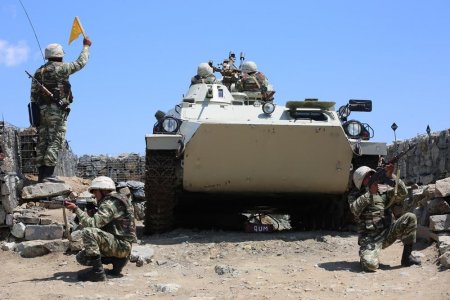 3 000 metr yüksəklikdə yerləşən bölmələrdə xidmət edən Azərbaycan əsgəri