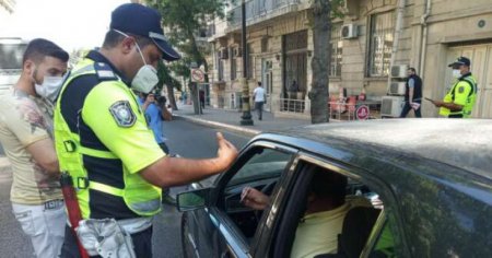 Polis Bakıda reyd keçirib, maskadan istifadə etməyənlər cərimələnib