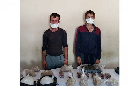 İrandan Azərbaycana 25 kq narkotikin keçirilməsinin qarşısı alındı