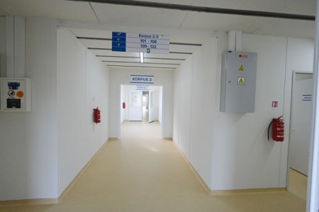 Президент Ильхам Алиев принял участие в открытии модульной больницы в Гобустане - ФОТО