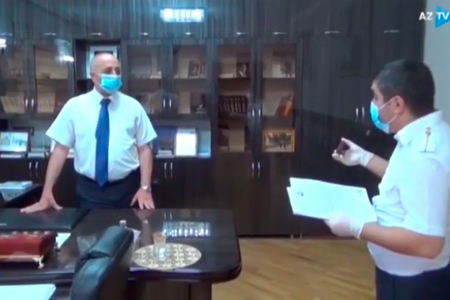 Kürdəmirin İcra Hakimiyyətindəki əməliyyatın görüntüləri - VİDEO