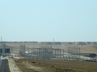 Президент Ильхам Алиев ознакомился со строительством электроподстанции "Гобу"