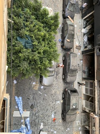 Beyrut partlayışdan sonra - Fotolar 