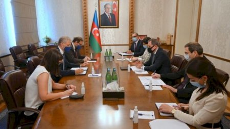 Ceyhun Bayramov Avropa İttifaqının Azərbaycandakı nümayəndəsini qəbul etdi 