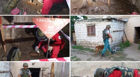 Tovuzda minaatan mərmi aşkarlandı