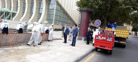 Nəsimi rayonunda karantin rejiminin tələblərinin yerinə yetirilməsi məqsədilə həyata keçirilən zəruri tədbirlər gücləndirilib