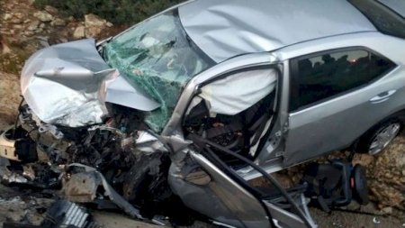 Balakəndə dəhşətli qəza - Ana öldü, qızları ağır yaralandı