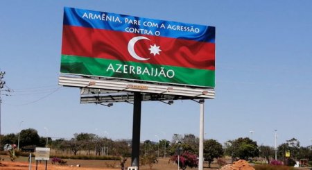 Braziliyada Ermənistanın işğalçı siyasəti barədə lövhə quraşdırılıb - FOTO