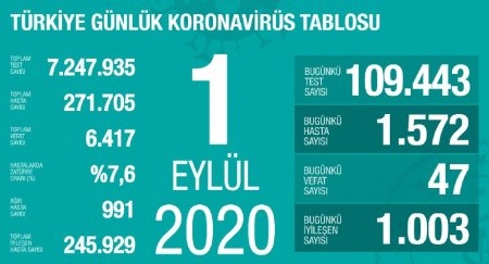 Türkiyədə koronavirusdan ölənlərin sayı artmaqda davam edir - Foto