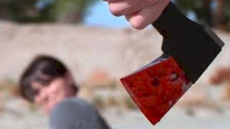 Arvadını baltalayan ər tutuldu