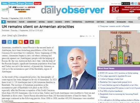 Dünya birliyi erməni vəhşiliyinə hələ də susur