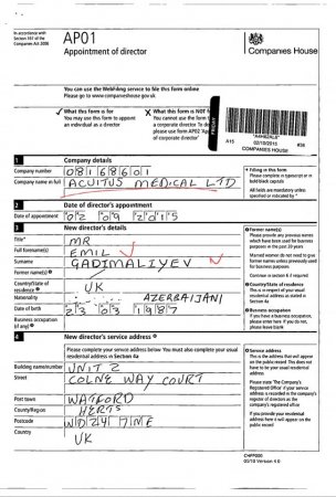 General oğlunun İngiltərədəki şirkətlərinin siyahısı (FOTOLAR)