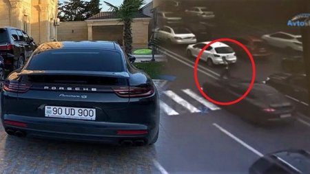 Bakıda "protiv" sürüb keçiddə adam vuran "Porsche"nin 16 yaşlı sürücüsü kimdir?(VİDEO)