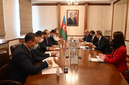 Ceyhun Bayramov Türk Şurasının Baş katibi ilə görüşdü