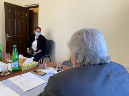 Sabir Rüstəmxanlı Neftçalada seçicilərlə görüşdü-FOTO