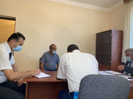 Sabir Rüstəmxanlı Neftçalada seçicilərlə görüşdü-FOTO