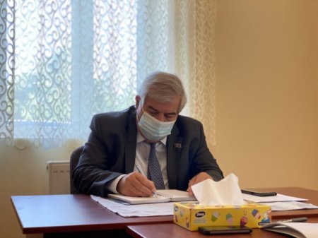 Sabir Rüstəmxanlı Neftçalada seçicilərlə görüşdü-FOTO