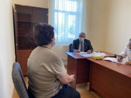 Sabir Rüstəmxanlı Neftçalada seçicilərlə görüşdü-FOTO