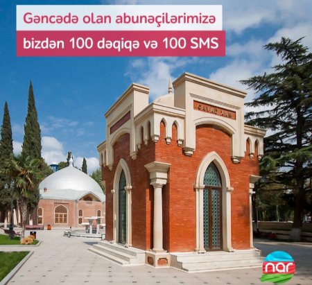 “Nar” Gəncə sakinlərini ödənişsiz danışıq dəqiqələri və SMS-lə təmin etdi