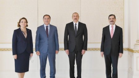 Prezident İlham Əliyev Türkiyənin Baş Ombudsmanını qəbul edib