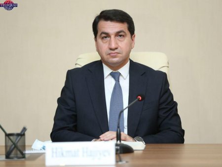 Hikmət Hacıyev: “Ermənilərin “TF1” telekanalına qarşı təhdidlərini pisləyirik”