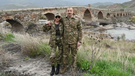 İlham Əliyevlə Mehriban Əliyevanın Füzuli və Cəbrayıl səfərindən görüntülər (FOTOLAR)