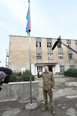 İlham Əliyevlə Mehriban Əliyevanın Füzuli və Cəbrayıl səfərindən görüntülər (FOTOLAR)