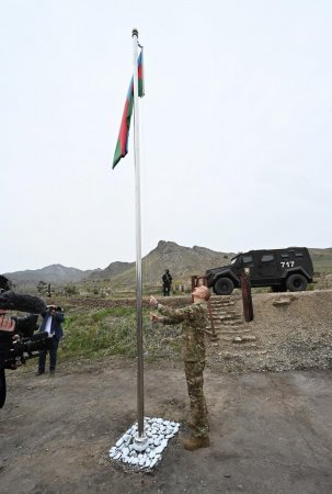 İlham Əliyevlə Mehriban Əliyevanın Füzuli və Cəbrayıl səfərindən görüntülər (FOTOLAR)