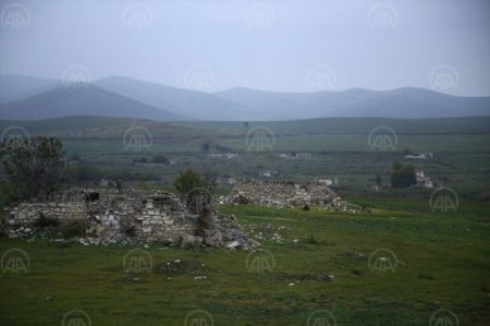 Düşmənin viran qoyduğu Füzuli şəhəri “Anadolu”nun obyektivindən... - FOTO